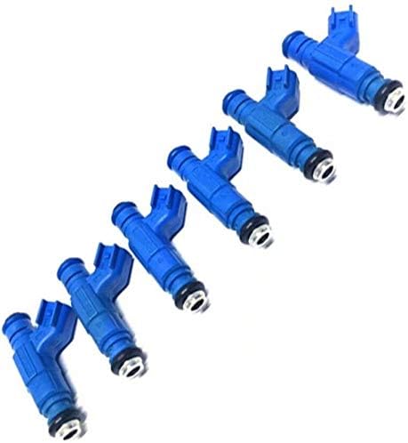 6PCS Fuel Injectors 0280156185 Fits 2004 for Ranger Tremor XLT 2.3L l4 3.0L 4.0L V6 4L2E-G5A 4L5Z9F593CA
