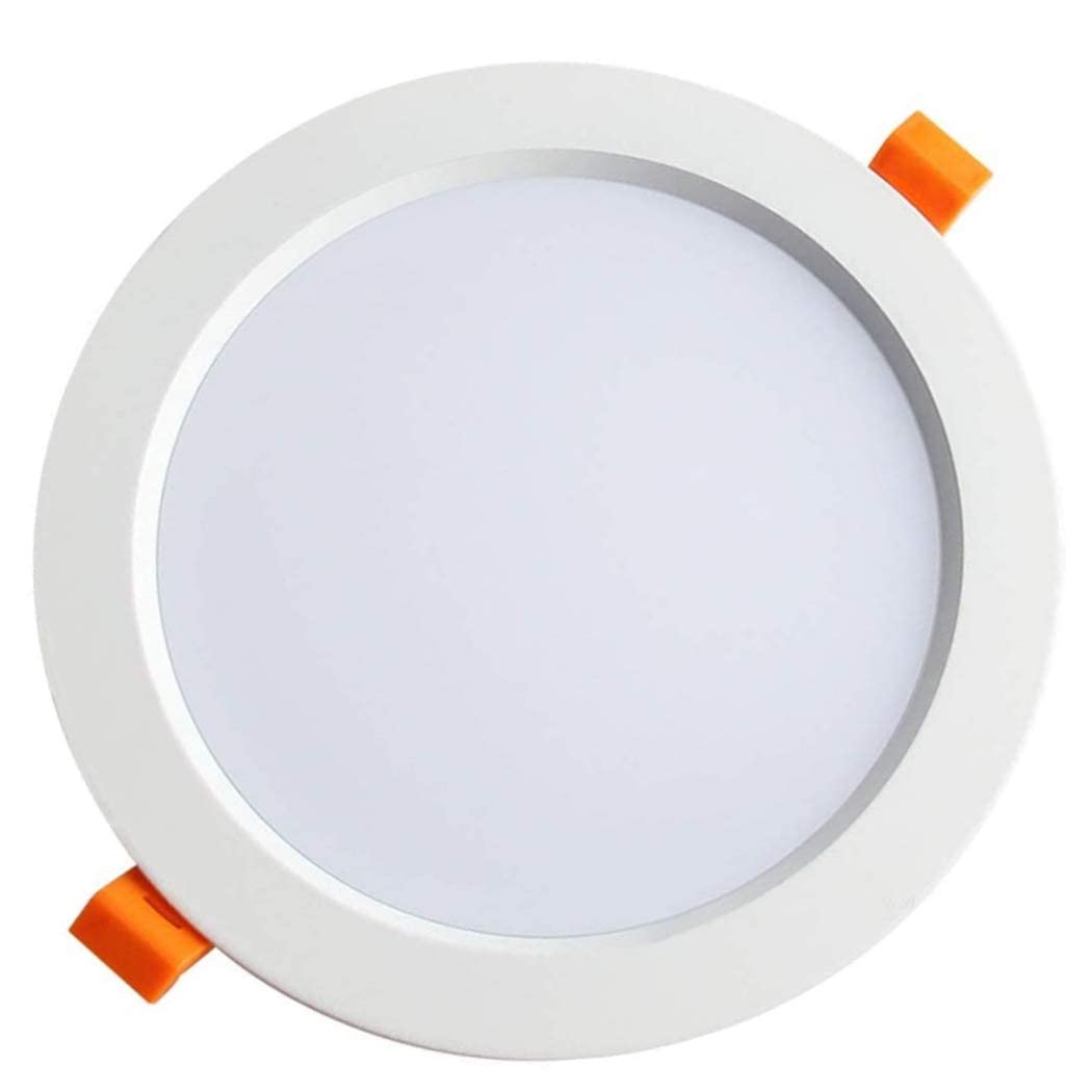 Rexton 24 Watt Palm LED Recessed Round Slim Down Light, 10-Inch Size, White