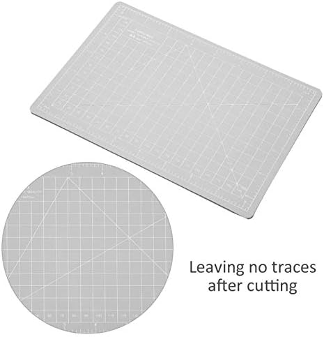 4Pcs Silver Cutting Mat, A5 Paper Self Healing Cutting Mat for CraftsSewing and All Arts Engraved Seals Pad