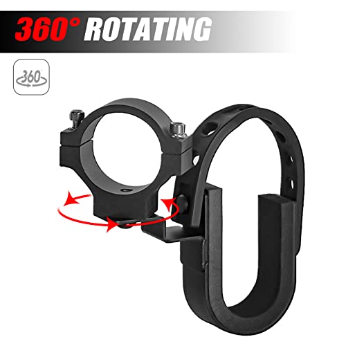 Utv Gun Holder And Gun Rack, Bestzheyu 2 Pcs Utv Gun Holder Shovel Mount Bow &Utility Racks Fit For 1-2'' Round Roll Bar Compatible With Polaris Rzr Ranger Can Am Honda Kawasaki Snowmobile #TOP4