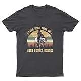 Blazing Saddles Movie T-Shirt - Funny Comedy - Classic Movie Shirt - Mongo Design Black