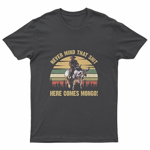 Blazing Saddles Movie T-Shirt - Funny Comedy - Classic Movie Shirt - Mongo Design Black