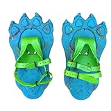 Redfeather Outdoors SnowPaws Youth Snowshoes - Lightweight Made in The USA Kids Snowshoes - Ideal for Outdoor Fun, Winter Adventures & Easy Snowshoeing for Boys and Girls - Tie Dye