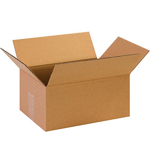 SHIP NOW SUPPLY 13 x 9 x 6 Corrugated Cardboard Boxes, Medium 13"L x 9"W x 6"H, Pack of 25 | Shipping, Packaging, Moving, Storage Box for Home or Business, Strong Wholesale Bulk Boxes