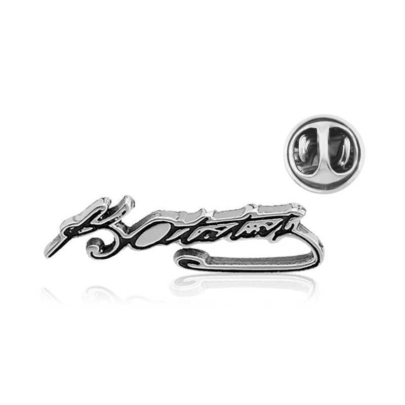 Kemal Atatürk Imza Yaka Rozeti Rozet Bayrak Gümüs 925 SILBER Anstecknadel Mustafa Ata Türk Türkei Wappen türkiye Göktürk Geschenkidee Vatertag Geschenkidee Männer Herren Schmuck Accessoires Geschenk