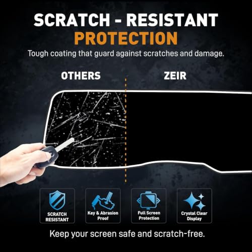 Image of ZEIR Screen Protector For MARUTI SUZUKI 2026 - Infotainment Guard | Anti Scratch & Water Resistant TouchScreen Accessory 2025+ [Not Tempered Glass] (E Vitara (Pack 2))