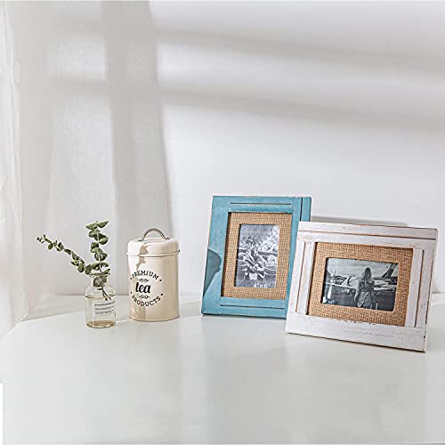 Ritesune RITESUNE-PICTURE FRAME Farmhouse Wooden Picture Frame 4X6 Tabletop And Wall Mounted thumb #6