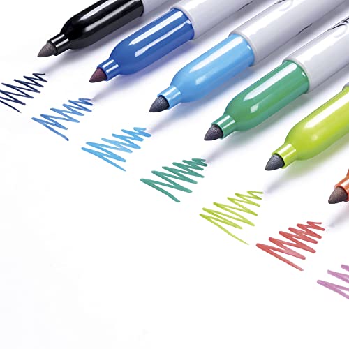 Sharpie Color Burst Permanent Markers, Fine Point, Assorted, 24 Pack (1949557) by Sharpie - Image 4