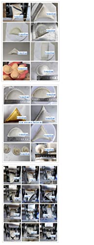 Txmachine Dumpling Machine Automatic Empanada Maker Machine 4800Pcs/H Pierogi Samosa Machine With 1 Free Mold (Custom Mold, 220V/50Hz) #TOP1