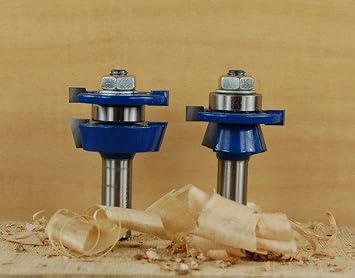 WL-1338-15 2-Piece Matched Rail & Stile Set 1/2" Shank Router Bits