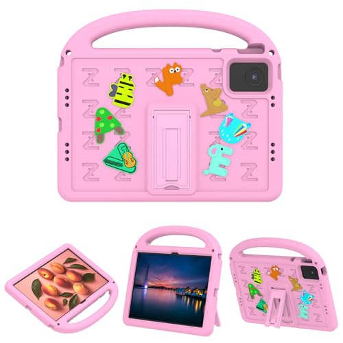 Protection Lenovo Tab M11 antichoc rose rigide avec support de visionnage
