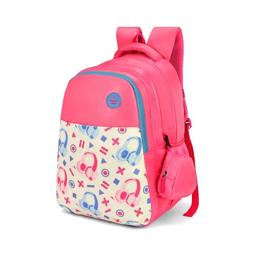 Image of Nasher Miles Polyester Backpack | Ideal for Preschool, Kindergarten, College, School, Office& Travel | Toddler, Girls, Boys, Men, Women
