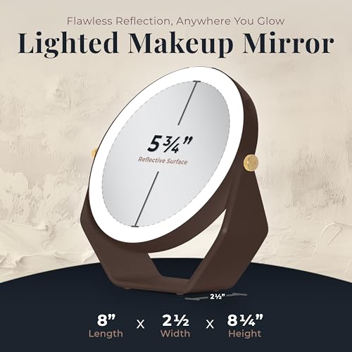 Espejo para maquillaje con luz LED Zadro 8 pulg. miniatura 2