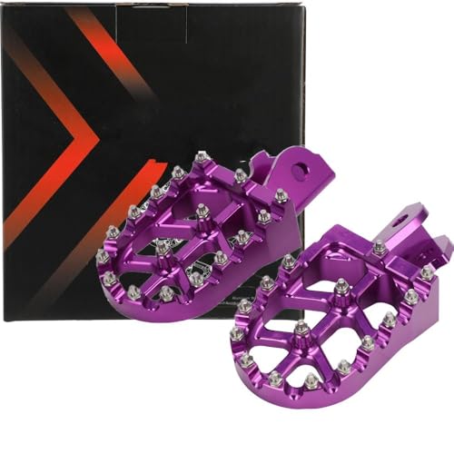 �I�[�g�o�C �t�b�g�y�O �I���p �����p �V�������p ���C�g�p �I�p X�p S�p �o���G�V���[�Y�p CRF150F�p 230F�p �d���o�C�N CNC�t�b�g�y�O���X�g �t�b�g�y�O���X�g �I�[�g�o�C�y�_�� �I�[�g�o�C �X�e�b�v�{�[�h(PURPLE)