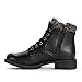 MUK LUKS LUKEES Women's Hiker Alps Boots Fashion, Black, 9