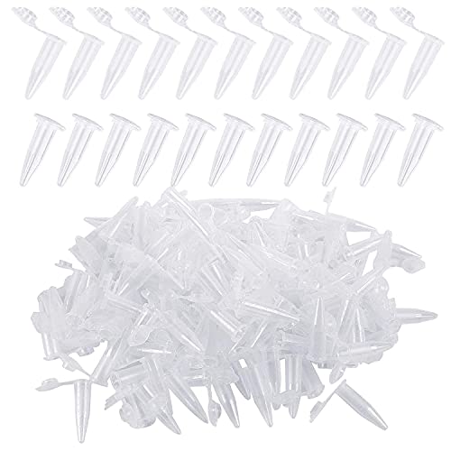 Micro Centrifuge Vials 1.5Ml, 500Pcs Centrifuge Tubes Microcentrifuge Tubes 1.5Ml, Plastic Test Tubes With Caps 1.5Ml Vials For Sample Storage Without Leakage #TOP14