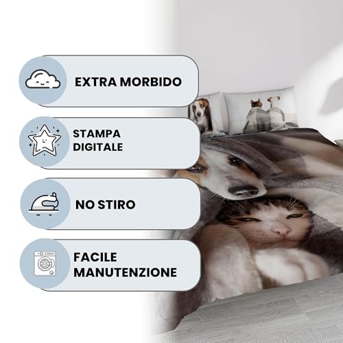 Parure de lit double microfibre douce contre les nuits agitées - 3