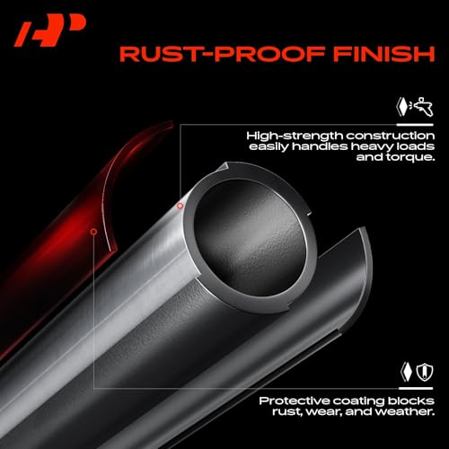 A-Premium 41" Front Complete Driveshaft Assembly Compatible with Jeep Wrangler TJ 2003-2006 L6 4.0L Command-Trac 4WD | Replaces OEM# 52098377AE 52098377AF | Precision-Balanced Drive Shaft Prop Shaft by A-Premium - Image 8