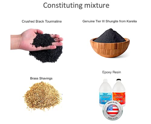 Orgone Pendant Necklace Silver Celtic Endless Knot Clover St Patrick, Black Tourmaline & Shungite. Made In Usa #TOP6