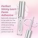 Lomansa Lash Lift Glue Balm Lash Lift Adhesive Eyelash Perm Glue for Lash Lifting and Curling Strong Sticky Hold Eyelash Lift (2 PCS)