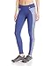 adidas Performance Women's Clima Studio Mid-Rise Long Tights, Large, Blue