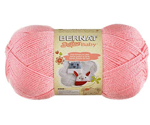 BERNAT SOFTEE BABY - PACK OF 3 BALLS - 140G EACH BALL - PRETTIEST PINK, 11 x 9 x 3 inches - Image 2