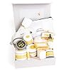 Lizush Spa Gift Set – Pampering Box with Spa Items and Natural Soap – Handmade Birthday Basket for Women – Luxury Gifts…