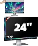 [1 Boîte] 24 Inch Écran de confidentialité pour écran d'écran d'ordinateur filtre de confidentialité de 16:9 Widescreen Monitor Desktop PC Protecteur anti-glace et blocking UV léger bleu