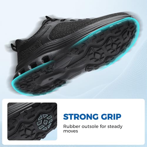 Image of Women's Arch Support Walking Shoes - Cushioned Lightweight Orthopedic Slip on Sneakers Breathable Non Slip Athletic Shoe for Running Gym Workout Daily Wear