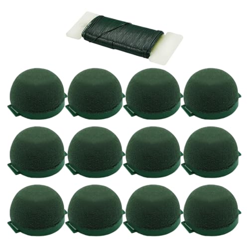 Schiuma floreale,Schiuma per composizioni artificiali di piante e fiori | Composizioni con filo decorativo per giardino, bouquet, vasi e matrimoni