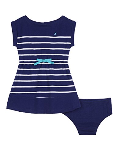 Nautica Baby-girls Infant Stripe Jersey Dress