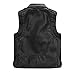 LJYH Faux Leather Motorcycle Dress Casual Boys Joker Vest,Black,T7-8(7-8years)