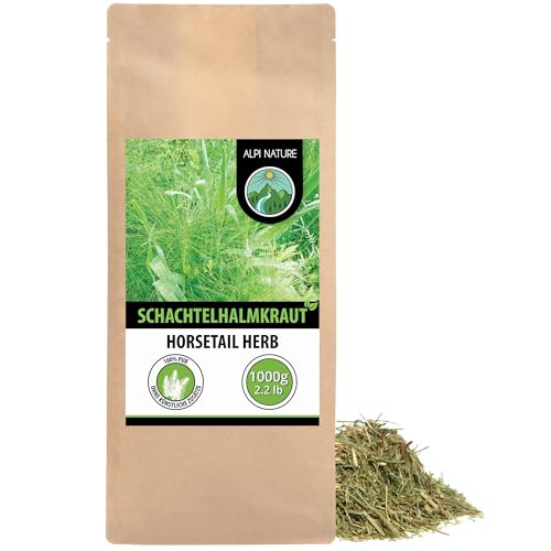 Alpi Nature Schachtelhalmtee 1kg, Schachtelhalmkraut geschnitten, Schachtelhalm Tee lose