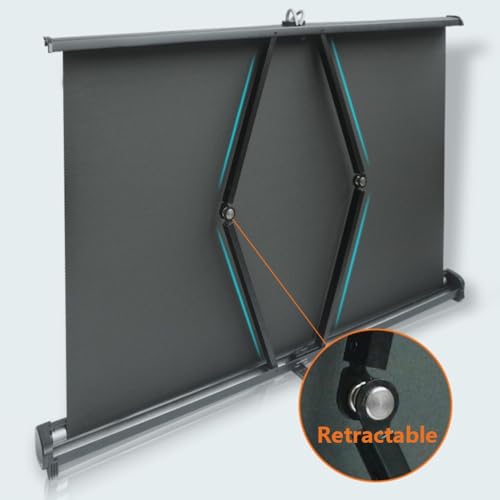 Pantalla de proyección manual portátil de 50 pulgadas miniatura 3