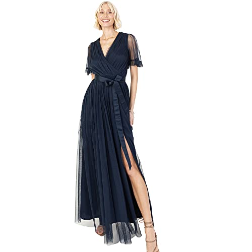 Robe longue col en V Anaya with Love silhouette fluide sans complexe