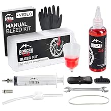 Borgen Bike Brake Bleed Kit for Shimano Hydraulic Disc Brakes I Brake Bleeder Kit Bike