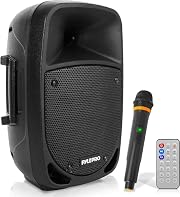 Powerful 800-Watt Sound System: Enjoy rich, full-range audio with the 8-inch subwoofer and 3-inch treble speaker. Perfect for parties, events, or managing crowds. Seamless Wireless Streaming: Easily connect via Bluetooth with a 10-metre range to play...