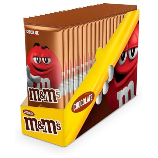 M&M’s Tableta de Chocolate con Leche con Deliciosos M&M’s de Chocolate, chocolate regalo (16 tabletas x 165g)