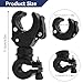 Bike Flashlight Holder, 2 pcs Bike Light Mount Holder 360 Degree Rotatable Bicycle Flashlight Bracket Cycling Flashlight Holder Torch Clip Flashlight Mount Holder Mount Bicycle Mounting Bracket