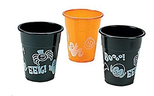 happy deals Halloween Cups- 50 PC - 16 OZ - Disposable Halloween Party Cups