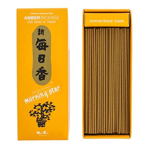 Nippon Kodo Morning Star Amber Incense 200 Sticks Cover