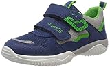 Weicher Gehcomfort Superfit Jungen Storm Sneaker, (Blau/Grün 81), 30 EU