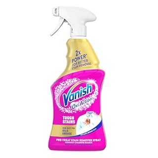 Vanish Gold Oxi Action Multi Degreaser Spray for Tough Stubborn Stains, 950ml, Pre-Treat, Our Best for Oil & Grease, 30 Seconds Stain Removal, For both Colours and Whites, Bleach Free