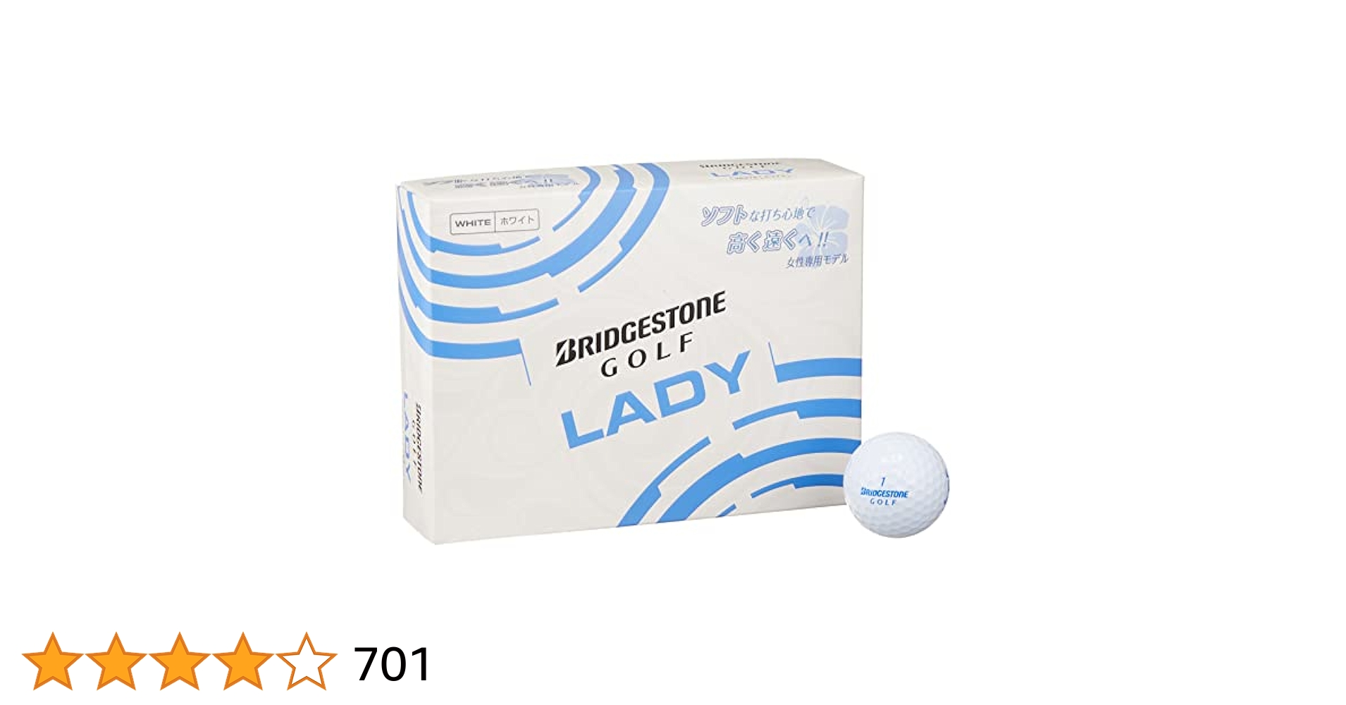 Amazon.co.jp: BRIDGESTONE(ブリヂストン) ゴルフボール LADY