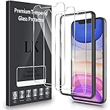 ☑[Alta transparencia] Protector de iPhone 11 / iPhone XR de alta definición, sin película de aberración cromática, colores visuales más claros, lo que le brinda la misma experiencia visual que la máquina original.