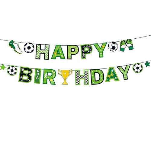 Tourima Fußball Happy Birthday Girlande – Geburtstagsgirlande Kinder & Erwachsene, Geburtstag Banner Deko Jungen, Girlande Geburtstag Mädchen, Partydeko Kindergeburtstag & Männer Tourima Fußball Happy Birthday Girlande – Geburtstagsgirlande Kinder & Erwachsene, Geburtstag Banner Deko Jungen, Girlande Geburtstag Mädchen, Partydeko Kindergeburtstag & Männer