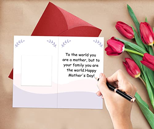 Facraft Funny First Mothers Day Card For Mom From Baby Girl Boy 1St Mother's Day Card With Photo Insert, First Mothers Day Pregnancy Gift Card For First Time Mom New Mom Expecting Mom Mother To Be #TOP4