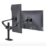 ★ C-CLAMP MOUNT - Die Tischklemme wird über eine C-Klemme an der Schreibtischkante (bis zu einer Dicke von 2,36 Zoll) befestigt.