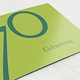 sendmoments Einladungskarten Geburtstag, 70 Klassisch, 70. Geburtstag 5er Klappkarten-Set C6, personalisiert mit eigenem Text, wahlweise mit eigenen Bildern und optional mit passenden Umschlägen