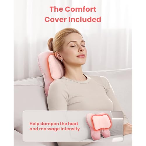 Image of BOB AND BRAD Back Massager with Heat FSA Eligible, EZBack Corded Back Massager for Pain Relief Deep Tissue, Shiatsu Back Massage Pillow, Soothing Muscle Tension Upper & Lower Back Relief